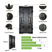 Pantalla LED para Exteriores Vishow6.0 P2.604, Panel de Alquiler para Video Wall de Escenario 500x1000mm, Ultra Alta Resolución 7680Hz, IP65 Impermeable, 4500CD HDR10+