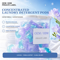 Capsules de lessive concentrées Powerful Plus, écologiques, à parfum longue durée
