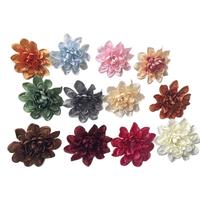 Tête de dahlia de 10 cm en tissu de soie, accessoire floral artificiel pour couronnes, corsages, boîtes cadeaux et décorations DIY, Bone Shooting China