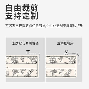 แผ่นรองโต๊ะทรงสี่เหลี่ยมผืนผ้าแบบกันลื่น กันน้ำมัน กันฝุ่น ใช้ซ้ำได้ ซักล้างได้ สำหรับตู้ข้างเตียง ตู้วางทีวี ฝาครอบป้องกัน - Product Image 5