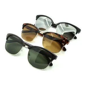 top sale OEM Custom Matte black cheap Sunglasses women men Fashion classic Frame Sunglasses 2024