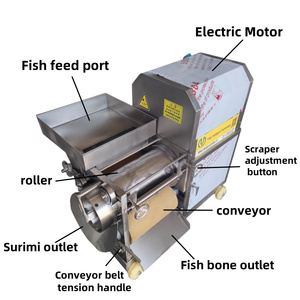Separador <span class=keywords><strong>de</strong></span> Espinas <span class=keywords><strong>de</strong></span> Pescado 150/200/350, Recolector <span class=keywords><strong>de</strong></span> Carne <span class=keywords><strong>de</strong></span> Pescado, Removedor <span class=keywords><strong>de</strong></span> Espinas, Desespinador <span class=keywords><strong>de</strong></span> Camarones y Cangrejos, Máquina para Desespinar Pescado - Product Image 5