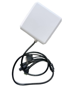 Hitech RFID ระยะไกลกันน้ํา 9dBi เครื่องอ่าน RFID UHF แบบบูรณาการที่ทนทานสําหรับการดาวน์โหลดซอฟต์แวร์ระบบควบคุมการเข้าถึง - Product Image 1