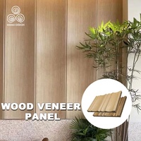 MUMU DESIGN-tablero de pared de MDF de madera estriada para interiores, paneles de pared de chapa de madera tipo sándwich, precio al por mayor