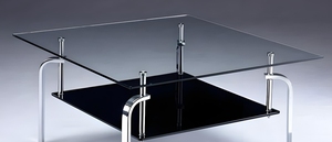 Tùy Chỉnh Cấu Trúc Rắn Tempered Glass Bàn Cà Phê Chống Đạn Top Cho Phòng Khách Công Nghiệp Trang Trí Thanh Lịch Nhập - Product Image 4