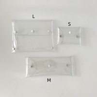 Porte-monnaie laser pas cher, trousse à crayons transparente, porte-cartes, trousse à maquillage, sac de rangement en PVC coloré pour pièces de monnaie, écouteurs, câbles de données