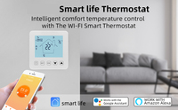 Termostato de habitación de calefacción de suelo WiFi inteligente programable automático debajo del suelo programa semanal calentador de agua Solar