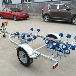 Customized 4 Meter 5.5Meter <b>Yacht</b> Trailer Rubber Raft Inflatable Boat Aluminum Lure Trailer Fiber Reinforced Plastic - Product Image 2