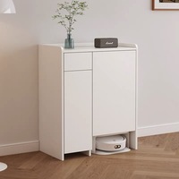 Aparador Moderno Minimalista para Sala de Estar, Mueble de Almacenamiento Multicompartimento con Cajones