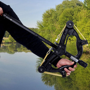 Nouveau type <span class=keywords><strong>de</strong></span> lance-pierre à <span class=keywords><strong>poulie</strong></span> en acier composite continu pour tir à l'<span class=keywords><strong>arc</strong></span>, avec laser vert <span class=keywords><strong>de</strong></span> précision, pour compétition en extérieur - Product Image 2