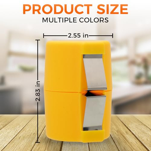 2025 New Eco-Friendly <b>Plastic</b> & Stainless Steel Egg Slicer Creative Kitchen Tool for Opening Boiled or Raw Eggs - Product Image 2