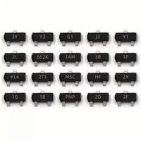 100 pièces S8050 SS8550/2N4401 imprimé J3Y NPN Transistor de puissance SMT Transistor paquet SOT23