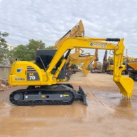 Excavatrice d'occasion à vendre Komatsu PC70 Mini excavatrice sur chenilles PC78 35 40 PC55 Excavatrice d'occasion Équipement de construction hydraulique