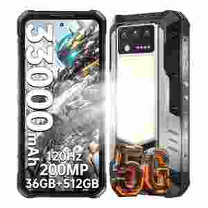 Tout Nouveau Téléphone Original OUKITEL WP100 5G Robuste Débloqué, Batterie 33000mAh, Écran 6,8", 12Go+512Go, Téléphones Android Étanche - Product Image 1