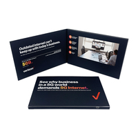 Carte Cadeau Vidéo Personnalisée 10 Pouces, Brochure Vidéo avec Écran LCD 7 Pouces, Brochure Publicitaire Vidéo, Carte Cadeau Numérique, Livre 4,3 Pouces