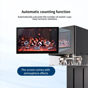 Commercial Automatic Lifting Plastic Bubble <b>Tea</b> Cups Sealing <b>Machine</b> PET Jar Intelligent Non-rotating Can Sealing <b>Machine</b> - Product Image 5