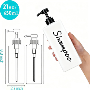 OEM/ODM Plastic <b>Pump</b> <b>Bottles</b> Packaging Plastic <b>Bottle</b> Hand Sanitizer Shower Gel Body Lotion Shampoo Body Care Products Packing - Product Image 4