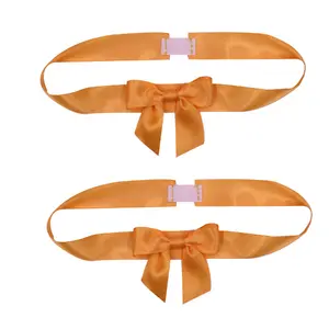 Factory Customized Pre Made Satin Ribbon Bows For Gift Box Wrap