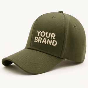 Gorra de Béisbol de Algodón con Logotipo Personalizado, 6 Paneles, Estructurada, Visera Curva, Ajustable, Gorra Deportiva al por Mayor con Bordado 3D para Marcas - Product Image 1