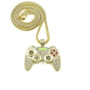 Nuevo Collar con Colgante de Consola de Videojuegos, Diseño Creativo Hiphop, Chapado en Oro, Múltiples Modelos, Joyería de Moda para Hombre - Product Image 3