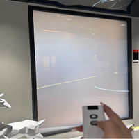 PDLC Smart Glass Film - Explosionsgeschützte Dekorative Moderne Design-Folie mit Selbstklebung und Fernbedienung, 2 Jahre Garantie