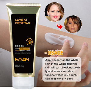 Prodotti di bellezza a marchio privato vegano idratante istantaneo crema abbronzante abbronzante crema abbronzante abbronzante - Product Image 3