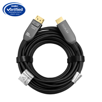 Vergoldetes 18Gbps DP zu HDMI Glasfaserkabel 60Hz 8K 2.1v 2.0 1M 1,5M 2M 3M 5M 10M 15M 20M für Full HD Medizinische Kameras