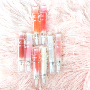 Brillo Labial Multicolor con Aceite de Jojoba, Tubo Transparente, Textura Hidratante y Adhesiva, Logotipo Personalizado, Maquillaje Labial - Product Image 1