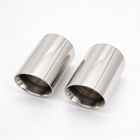 Embout d'échappement universel en acier inoxydable SS304 pour voiture, garniture de silencieux, décoration extérieure, accessoires de modification automobile