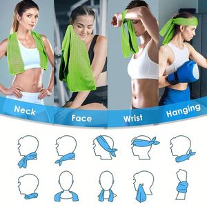 Factory Custom Microfiber <b>Cooling</b> Sports Tennis Towel Cold Neck Sweat Towels with Customized Logo - Product Image 2
