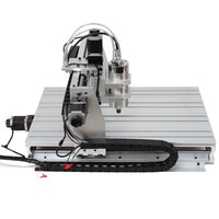 China Mini 3 Axis CNC 6040 Hobby Desktop CNC Router Graveur Machine voor Hout Acryl Messing Aluminium Carving Frezen