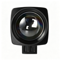 Lampe de zone de sécurité LED rouge et bleue de 2,4 pouces pour chariot élévateur, faisceau lumineux clignotant en forme de flèche, lampe de délimitation virtuelle de zone de danger pour entrepôt
