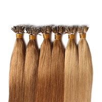 Extensions de cheveux russes en cheveux humains Nano Ring Remy Hair Micro Beads Double Drawn Nano Ring