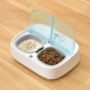 TUYA Smart app Mangeoire automatique à micropuce pour animaux de compagnie pour chats et chiens mangeoire wifi pour animaux de compagnie double bol mangeoire pour animaux de compagnie plateau - Product Image 5