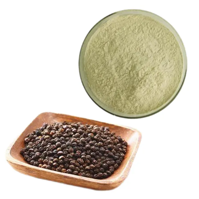 Bubuk Ekstrak Lada Hitam Organik Alami 95% 98% Piperine