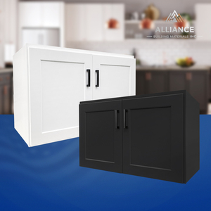 Armoire murale de cuisine W302424/W362424, prête à assembler, expédiée depuis les États-Unis Armoire supérieure de style shaker moderne pour cuisine - Product Image 1