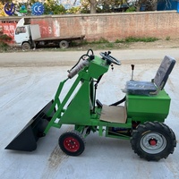 Petites machines de construction agricole à piles adaptées aux chargeuses électriques sur roues de jardin agricole