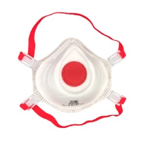Fabrikgefertigte EN149 Einweg-FFP3-Atemschutzmaske mit Ventil, Halbgesichtsmaske aus Vliesstoff, Nadelfilz und Schmelzgeblasenem Stoff - Product Image 5
