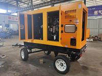125KVA Diesel Generator Set Mobiler Anhänger Silent Box Tiefsee modul Selbst starten der Stanford Motor Dongfeng Forcummins