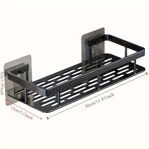 Estante de pared de baño de <span class=keywords><strong>cocina</strong></span> de aluminio fácil de instalar de <span class=keywords><strong>alta</strong></span> calidad promocional al por mayor - Product Image 4