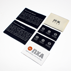 Fabiani Factory Luxury Care Polyester Garment Labels Custom Clothing Tags with Customer Logo & Size Woven Woven Labels - Product Image 4