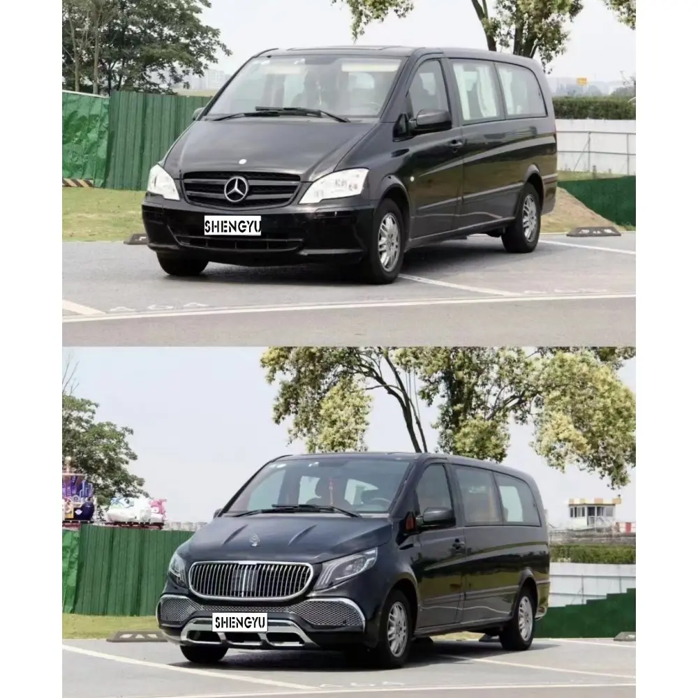 메르세데스 벤츠 Viano 2010-2015 ~ Maybach 바디 키트에 대한 자동차 부품 그릴 헤드 라이트와 전면 및 후면 범퍼 어셈블리 포함