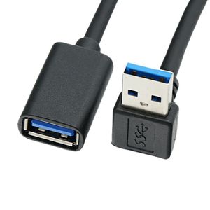 <b>Usb</b> 3.0 Extension Cable 90 Degree Right Angle Male To Female For Mouse Keyboard <b>Flash</b> <b>Drive</b> - Product Image 4
