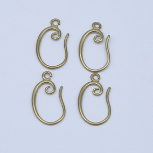 Copper Ear <b>Hooks</b> Drop Shape For <b>Earring</b> Making No 51 Blank Jewelry Findings Yiwu Origin - Product Image 3