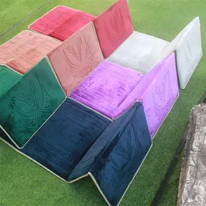 Hot Sale Face cloth Stoff tragbare Pilger decke Größe 55*110 gefaltete Anbetung decke Gebets matte