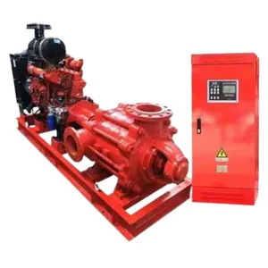 horizontale mehrstufige wasserpumpe-satz diesel feuerpumpe wasser dieselmotoren pumpe-satz für feuerbekämpfung