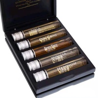 Mini bouteilles en verre pour boissons et vins de 50 ml, 100 ml, 150 ml avec bouchons à vis en aluminium colorés, flacons pour tequila, brandy, carton
