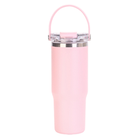 Gobelet isotherme en acier inoxydable de 20 oz/30 oz, design cylindrique pour adultes, isolation thermique de 6 à 12 heures