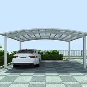 Abri de voiture <span class=keywords><strong>en</strong></span> aluminium préfabriqué à faible coût pour l'extérieur Abri de voiture <span class=keywords><strong>en</strong></span> métal facile à installer - Product Image 2
