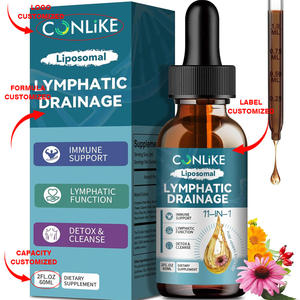 Gouttes de drainage lymphatique liposomales OEM 11 en 1, complément biologique, racine de bardane, échinacée, calendula, liquide oral, <span class=keywords><strong>dosage</strong></span> - Product Image 6